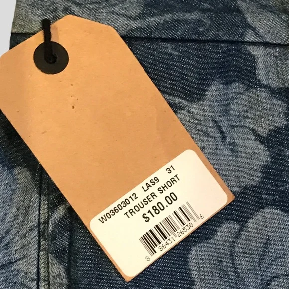 NWT Beautifully Made CIVILIANAIRE Chambray Shorts 🇺🇸 Made in USA 🇺🇸 - Picture 12 of 12